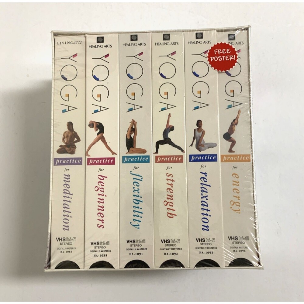 Yoga Journal's Practice Healing Arts Living Lot 6 VHS Tape Set